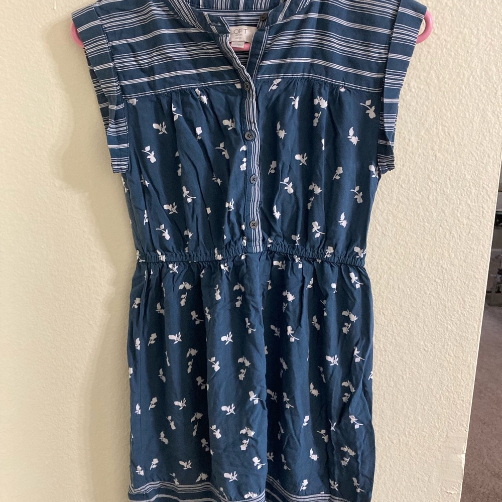 Blue Floral Dress